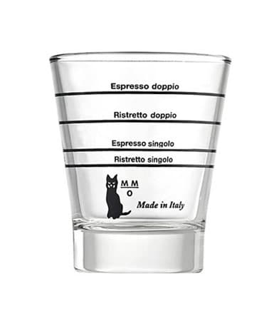 Set 6 pcs graduated coffee glass — 1412 | Metallurgica Motta