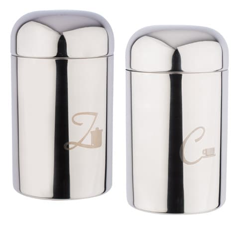Set of coffee and sugar jars — 3650 | Metallurgica Motta