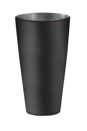 Bicchiere acciaio Boston Nero — 399/IB | Metallurgica Motta