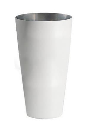 Bicchiere acciaio Boston Bianco — 399/IW | Metallurgica Motta