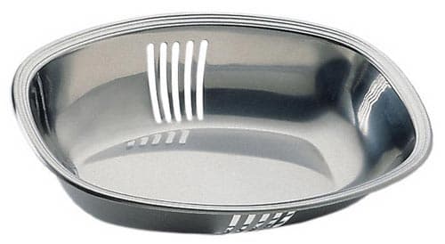 Oval open-work bread basket — 562 | Metallurgica Motta