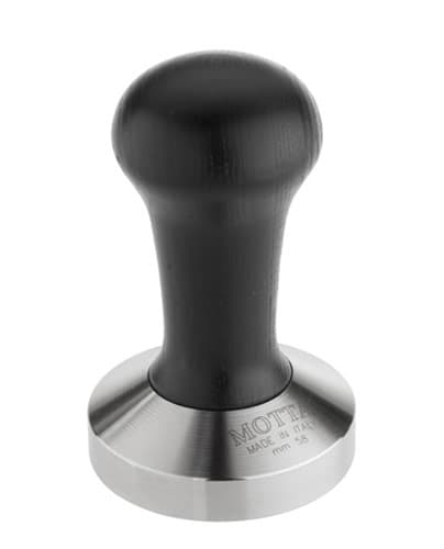 Pressino base piana in acciaio con manico in legno nero — 8100/B | Metallurgica Motta